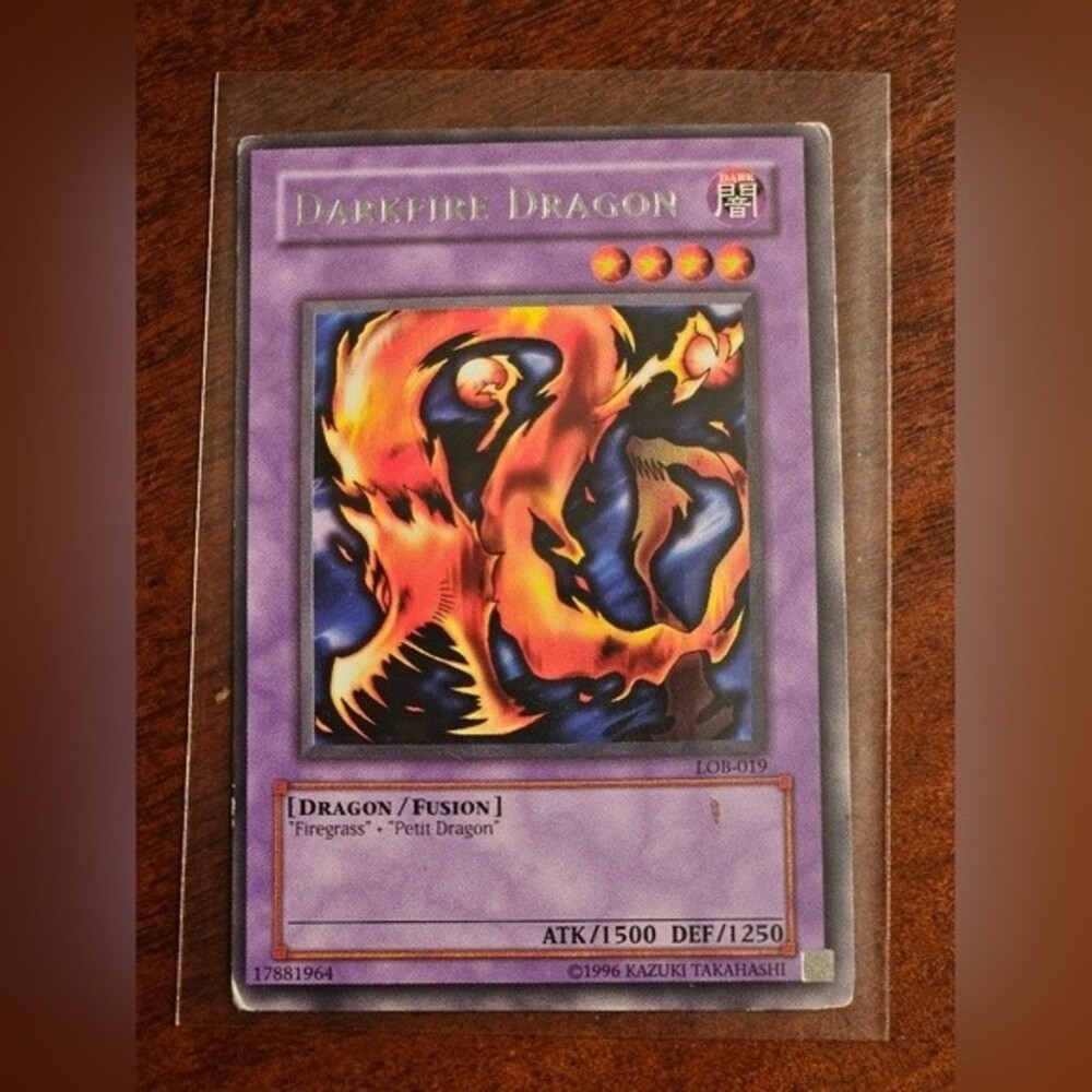 LOB-019 Darkfire Dragon Yu-Gi -Oh! Card  *MESSAGE ME TO MAKE A DEAL*